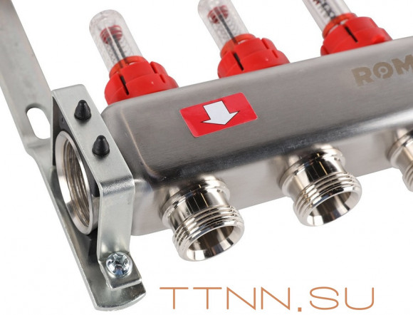 Для отопления Rommer 1"/3/4"x9 с расходомерами (RMS-1200-000009) Для отопления Rommer 1"/3/4"x9 с расходомерами (RMS-1200-000009)