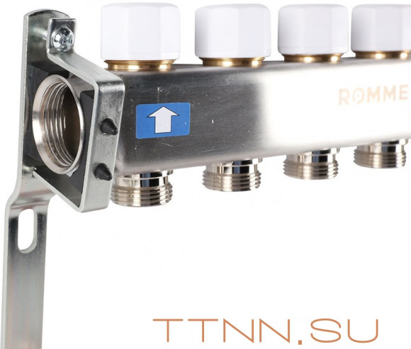 Для отопления Rommer 1"/3/4"x9 с расходомерами (RMS-1201-000009) Для отопления Rommer 1"/3/4"x9 с расходомерами (RMS-1201-000009)