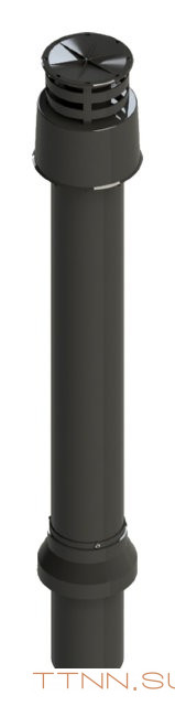 адаптер STOUT вертикальный утепленный DN60/100 финальный участок адаптер STOUT вертикальный утепленный DN60/100 финальный участок