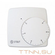 Термостат комнатный электронный Stout WFHT-DUAL включ. дистанционный датчик «в пол» L=3 м Термостат комнатный электронный Stout WFHT-DUAL включ. дистанционный датчик «в пол» L=3 м