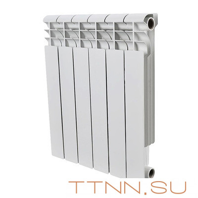 Алюминиевый радиатор Rommer Profi 500 6 секций Алюминиевый радиатор Rommer Profi 500 6 секций
