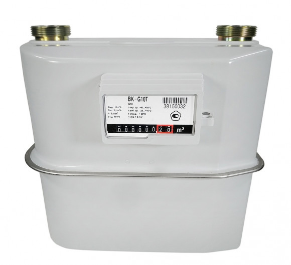 Счетчик газа ВК-G10T Левый с ТК 250 мм Раско Газэлектроника