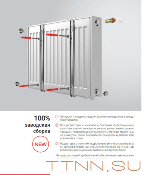 Стальной панельный радиатор Тип 10 Royal Thermo HYGIENE 10-300-1500 Стальной панельный радиатор Тип 10 Royal Thermo HYGIENE 10-300-1500