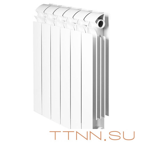 Алюминиевый радиатор Global VOX- R 500 6 секций, боковое подключение Алюминиевый радиатор Global VOX- R 500 6 секций, боковое подключение