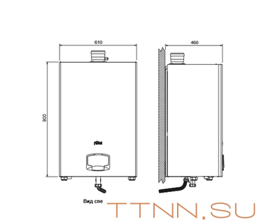 Настенный газовый котел Ferroli FORCE W 150 (0MDSFAWA)