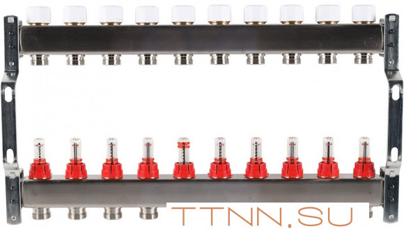 Для отопления Rommer 1"/3/4"x10 с расходомерами (RMS-1200-000010) Для отопления Rommer 1"/3/4"x10 с расходомерами (RMS-1200-000010)