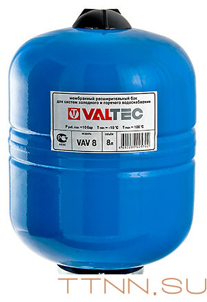 Гидроаккумулятор VALTEC 100 литров с ножками для ХВС VT.AV.B.060100
