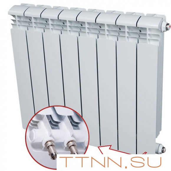 Алюминиевый радиатор Rifar Alum Ventil 500 4 секц. Алюминиевый радиатор Rifar Alum Ventil 500 4 секц.