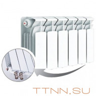 Радиатор биметаллический Rifar Base 350 Ventil 6 секций Радиатор биметаллический Rifar Base 350 Ventil 6 секций