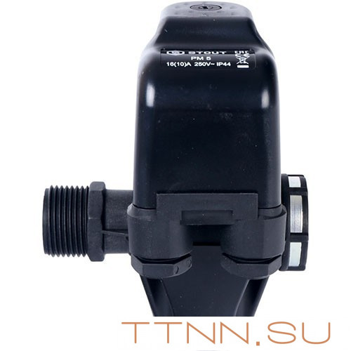 Реле давления для водоснабжения со встроенным манометром STOUT PM5-3W, 1-5 бар Реле давления для водоснабжения со встроенным манометром STOUT PM5-3W, 1-5 бар