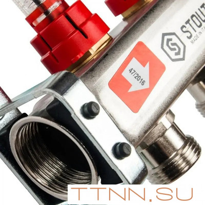 Коллектор с расходомерами STOUT SMS 0917 000012 Коллектор с расходомерами STOUT SMS 0917 000012