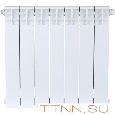 Биметаллический радиатор STOUT SPACE 500 нижнее 7 секций (SRB-0320-050007)