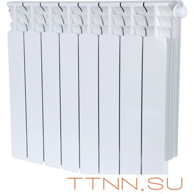 Биметаллический радиатор STOUT SPACE 500 нижнее 8 секций (SRB-0320-050008)