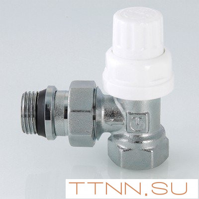 Клапан термостатический для радиатора угловой с дополнительным уплотнением Valtec 1/2" VT.031.NR.04 Клапан термостатический для радиатора угловой с дополнительным уплотнением Valtec 1/2" VT.031.NR.04
