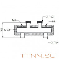 Стальной гидравлический разделитель HOOBS в теплоизоляции Стальной гидравлический разделитель HOOBS в теплоизоляции