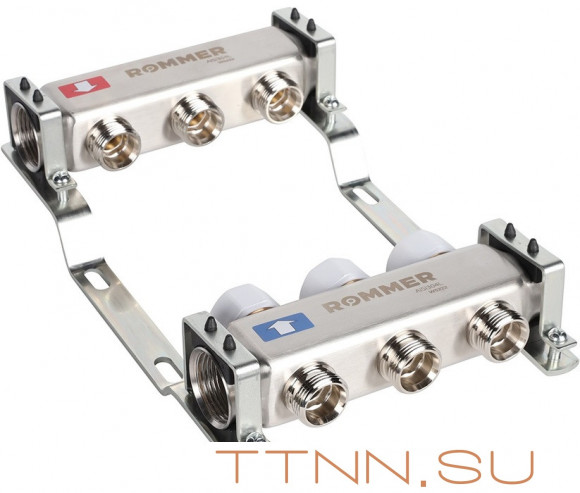 Для отопления Rommer 1"/3/4"x3 с запорными клапанами (RMS-3200-000003) Для отопления Rommer 1"/3/4"x3 с запорными клапанами (RMS-3200-000003)