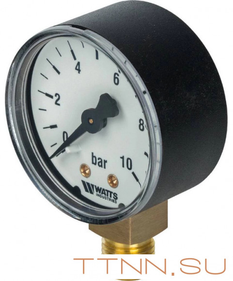 Манометр радиальный Watts F+R200 (MDR) 63/ 10x1/4" Манометр радиальный Watts F+R200 (MDR) 63/ 10x1/4"