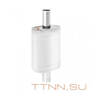 Бак нержавейка на трубе 80л д.115 (Овальный) (AISI 439) Бак нержавейка на трубе 80л д.115 (Овальный) (AISI 439)