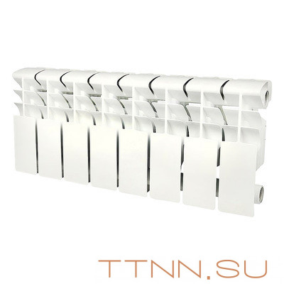 Алюминиевый радиатор Rommer Plus 200 8 секций Алюминиевый радиатор Rommer Plus 200 8 секций