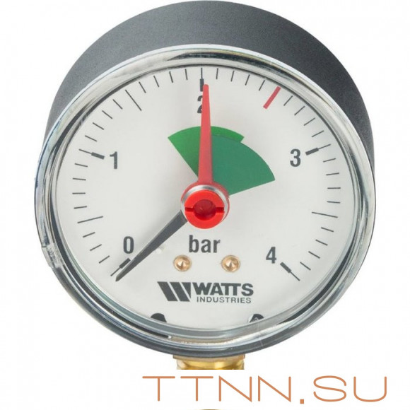 Манометр радиальный Watts F+R201 (MHR) 80/4x1/2" Манометр радиальный Watts F+R201 (MHR) 80/4x1/2"