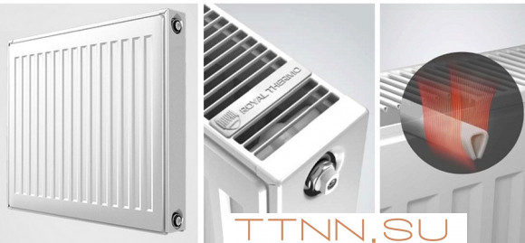 Стальной панельный радиатор Тип 33 Royal Thermo COMPACT C33-450-800 RAL9016 Стальной панельный радиатор Тип 33 Royal Thermo COMPACT C33-450-800 RAL9016