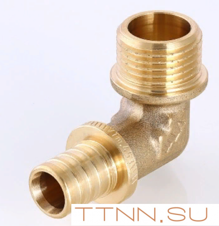 Угольник аксиальный Valtec 20х1/2 VTm.453.BG.002004 с переходом на наружную резьбу Угольник аксиальный Valtec 20х1/2 VTm.453.BG.002004 с переходом на наружную резьбу