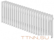 Стальной трубчатый радиатор 3-колончатый Royal Thermo Insignia VC3030 - 22 секц. RAL9016, нижнее 1/2 Стальной трубчатый радиатор 3-колончатый Royal Thermo Insignia VC3030 - 22 секц. RAL9016, нижнее 1/2