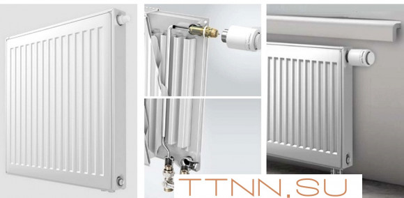 Стальной панельный радиатор Тип 33 Royal Thermo VENTIL COMPACT VC33-450-1800 RAL9016 Стальной панельный радиатор Тип 33 Royal Thermo VENTIL COMPACT VC33-450-1800 RAL9016