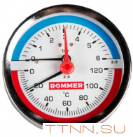 Термоманометр Rommer RIM-0005-800615 Термоманометр Rommer RIM-0005-800615