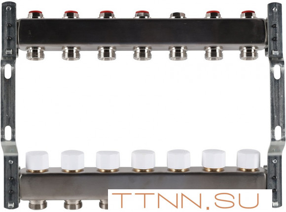 Для отопления Rommer 1"/3/4"x7 с запорными клапанами (RMS-3200-000007) Для отопления Rommer 1"/3/4"x7 с запорными клапанами (RMS-3200-000007)