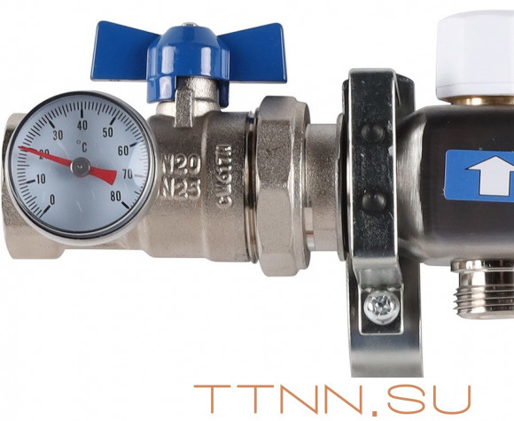 Для отопления Rommer 1"/3/4"x7 с запорными клапанами (RMS-3210-000007) Для отопления Rommer 1"/3/4"x7 с запорными клапанами (RMS-3210-000007)