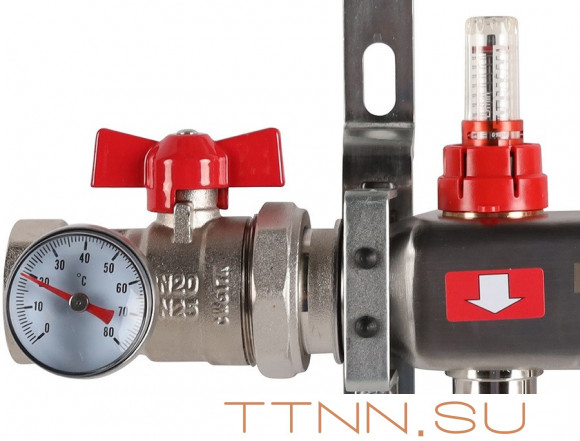 Для отопления Rommer 1"/3/4"x7 с расходомерами (RMS-1210-000007) Для отопления Rommer 1"/3/4"x7 с расходомерами (RMS-1210-000007)