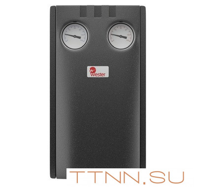 Группа быстрого монтажа Wester DN25 с термостатическим клапаном, без насоса Группа быстрого монтажа Wester DN25 с термостатическим клапаном, без насоса