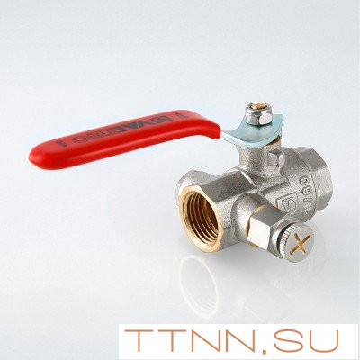 Кран шаровый с дренажным вентилем Valtec 1/ 2 VT.245 Кран шаровый с дренажным вентилем Valtec 1/ 2 VT.245