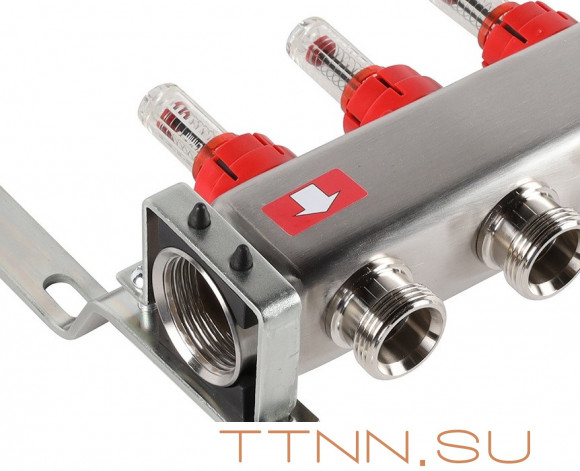 Для отопления Rommer 1"/3/4"x8 с расходомерами (RMS-1201-000008) Для отопления Rommer 1"/3/4"x8 с расходомерами (RMS-1201-000008)