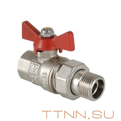Кран шаровый с накидной гайкой Valtec 1/2 VT.227.N.04